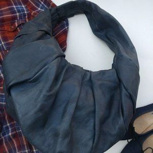 EUC Sabina blue studded  hobo